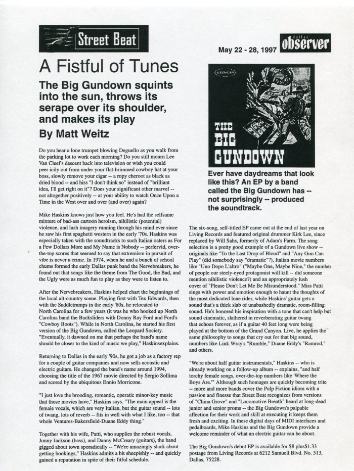 The Big Gundown Observer001